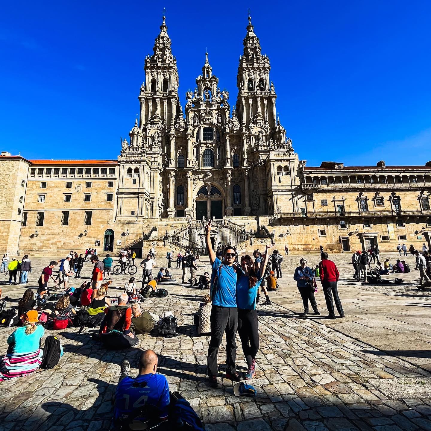 Completing the Camino de Santiago, Spain